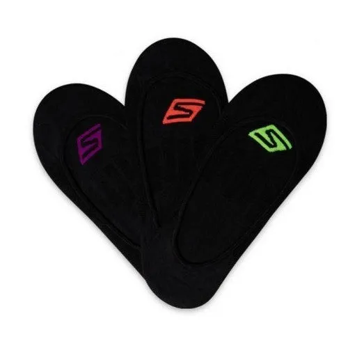 3 Pack Women's Black Microfiber Socks