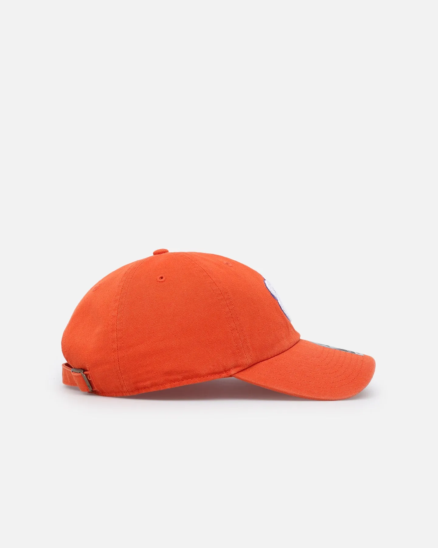 47 Brand Clemson Tigers Clean Up Strapback Orange.