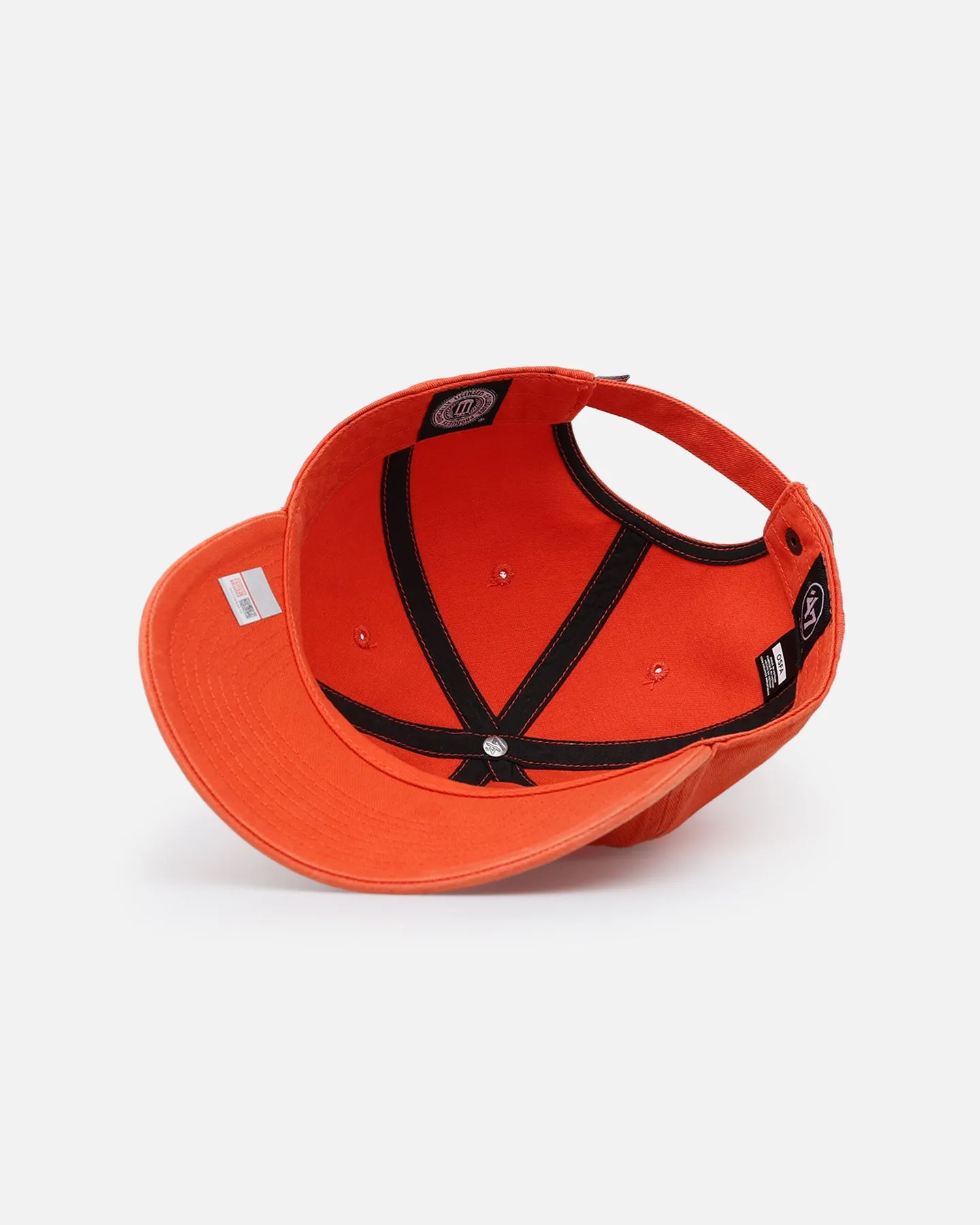 47 Brand Clemson Tigers Clean Up Strapback Orange.