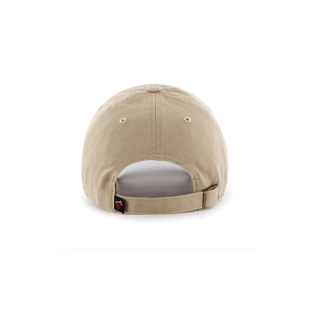 '47 Brand Miami HEAT Khaki Clean Up Hat - Buy Online Now