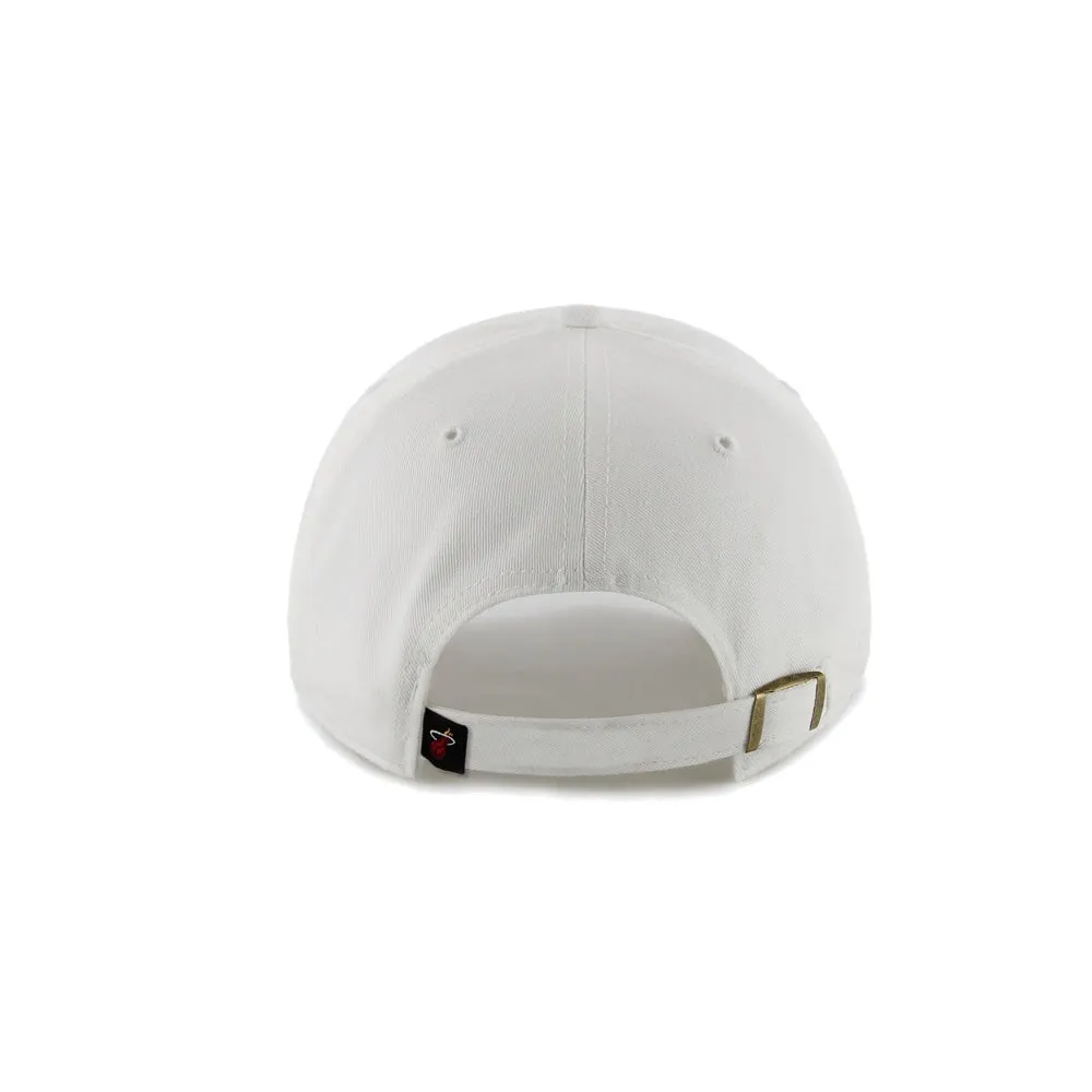 '47 Brand Miami HEAT Logo White Hat for sale.