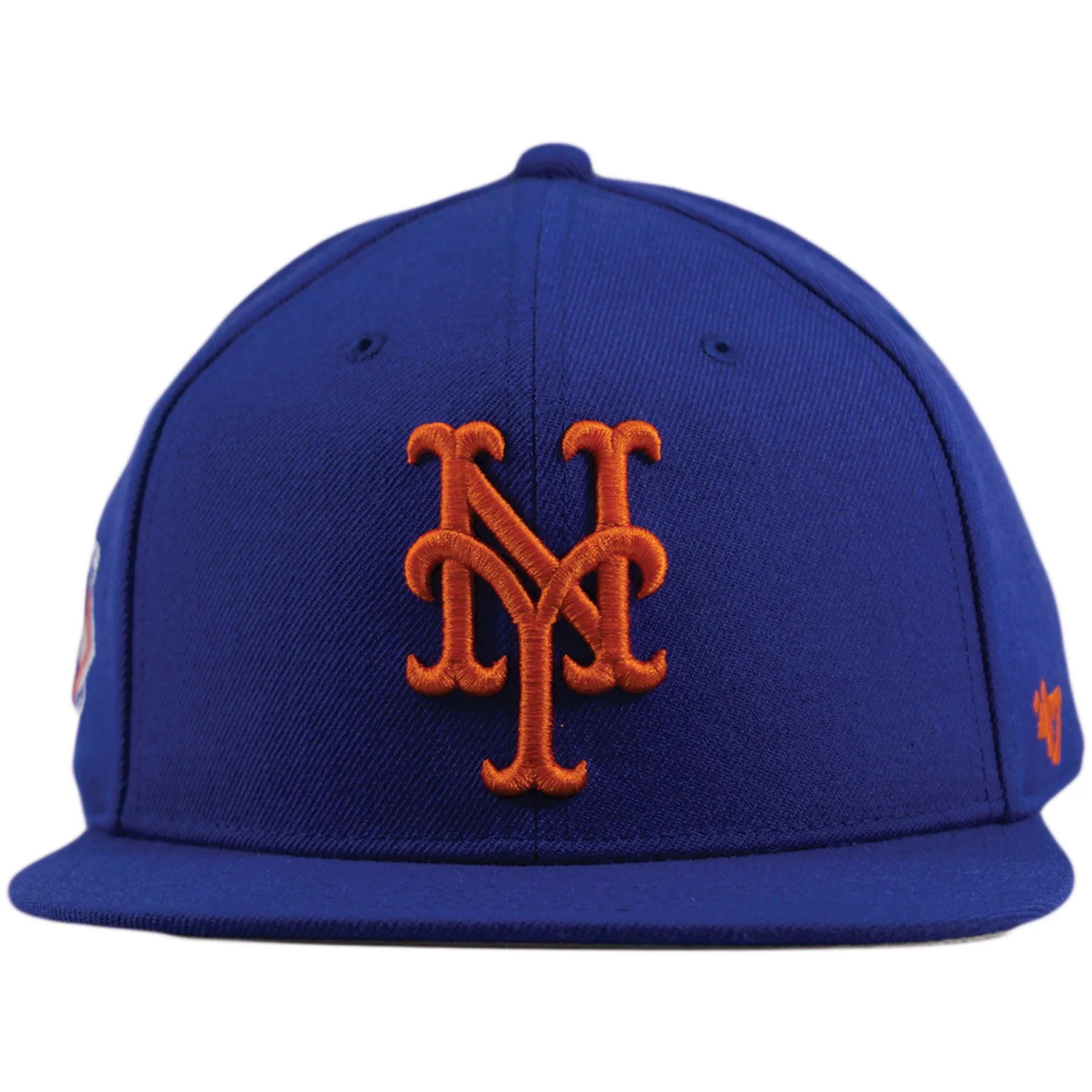 47 BRAND, New York Mets, Sure Shot, Snapback Hat, Blue, OSFM