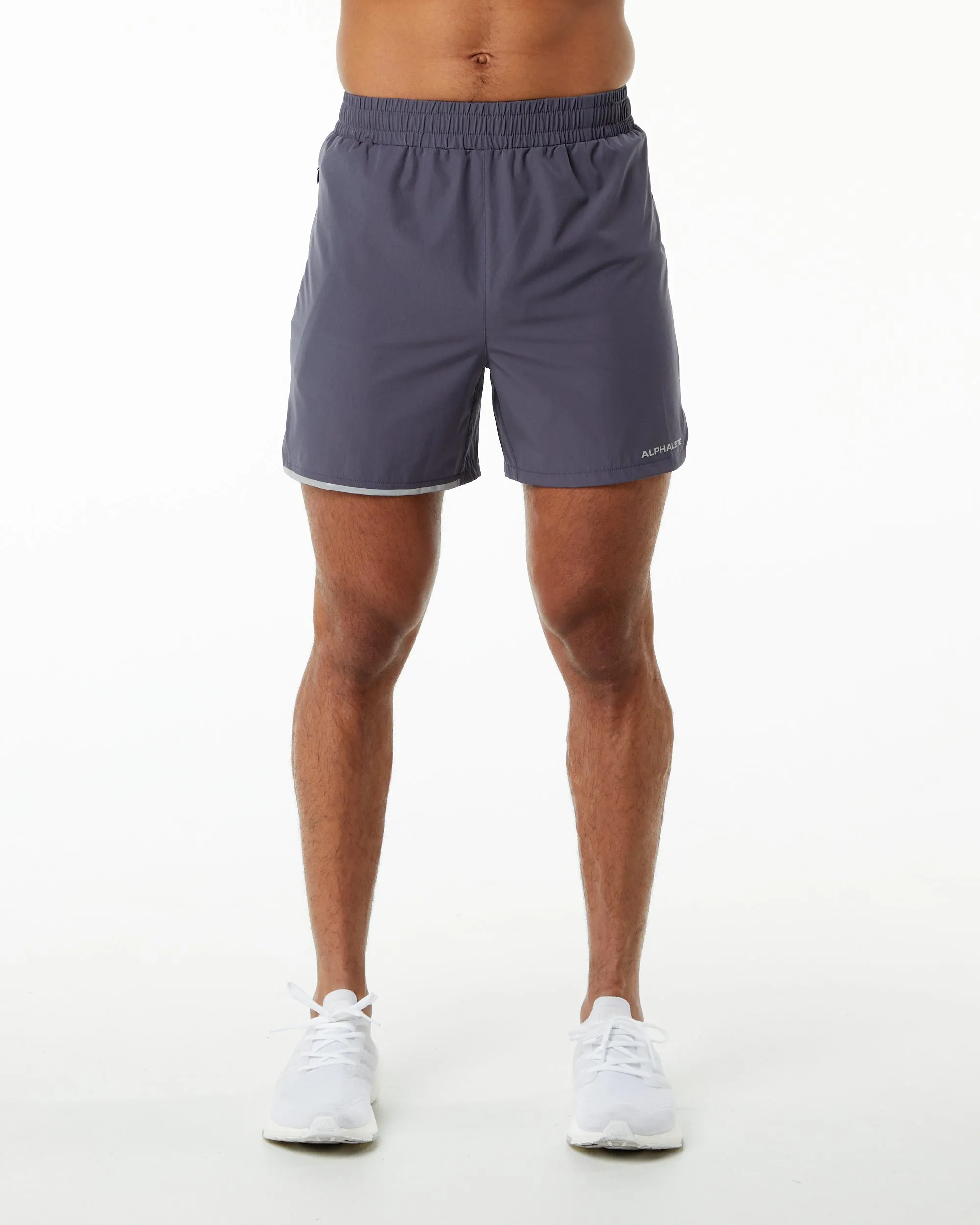 5 inch Core Stride Shorts in Muted Purple