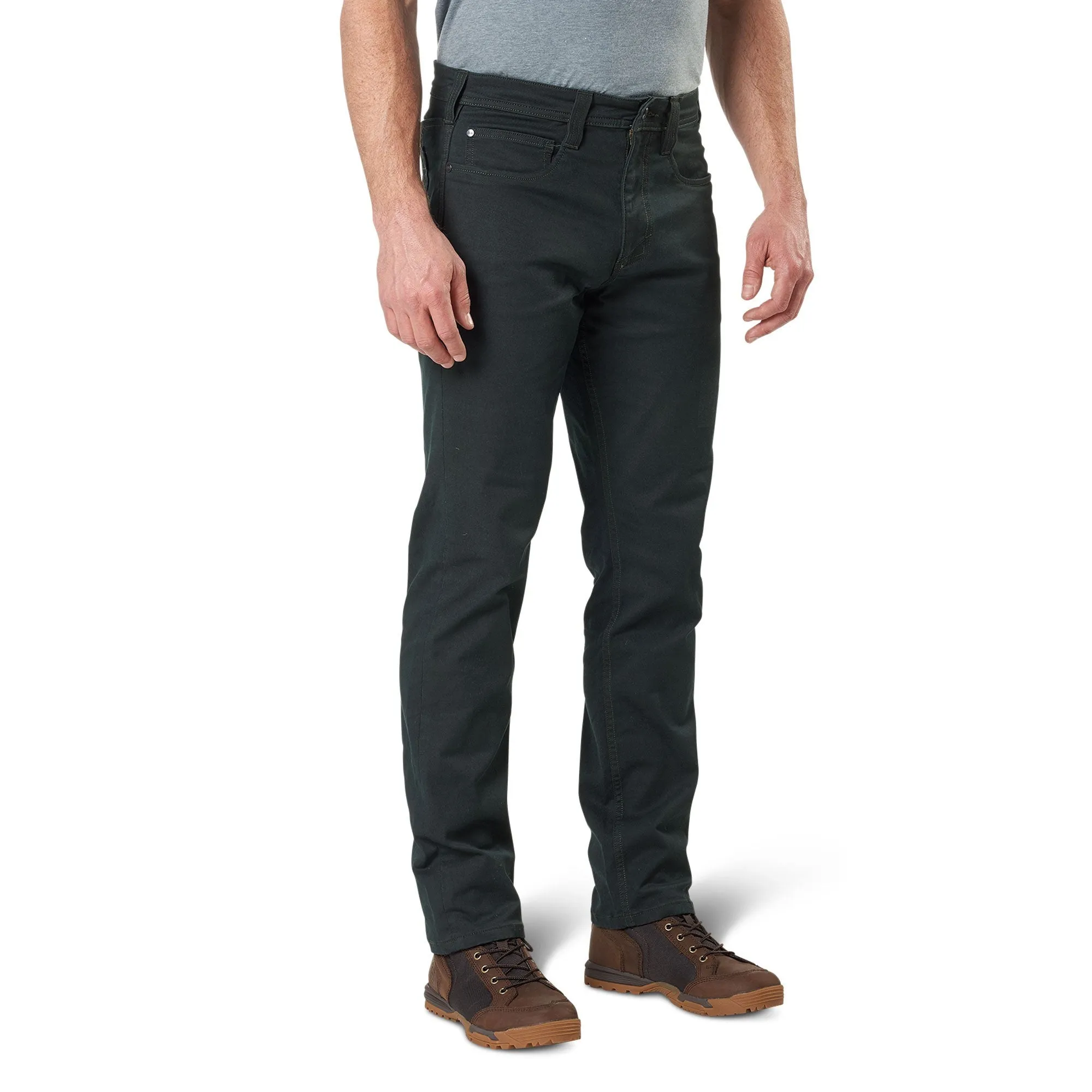 5.11 Defender Flex Pant (Slim) - Oil Green, Ideal for Tactical and Outdoor Activities