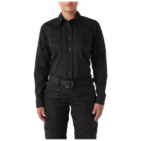 62420-019 black long sleeve shirt for women by 5.11 Tactical