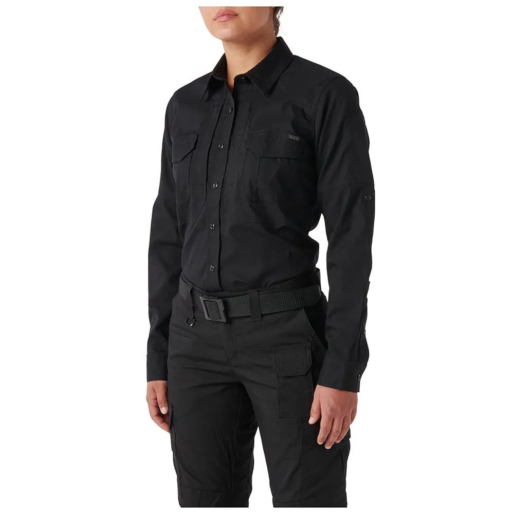 62420-019 black long sleeve shirt for women by 5.11 Tactical