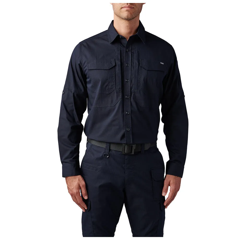 72543-724 Pro Long Sleeve Shirt M/L Navy 5.11 Tactical