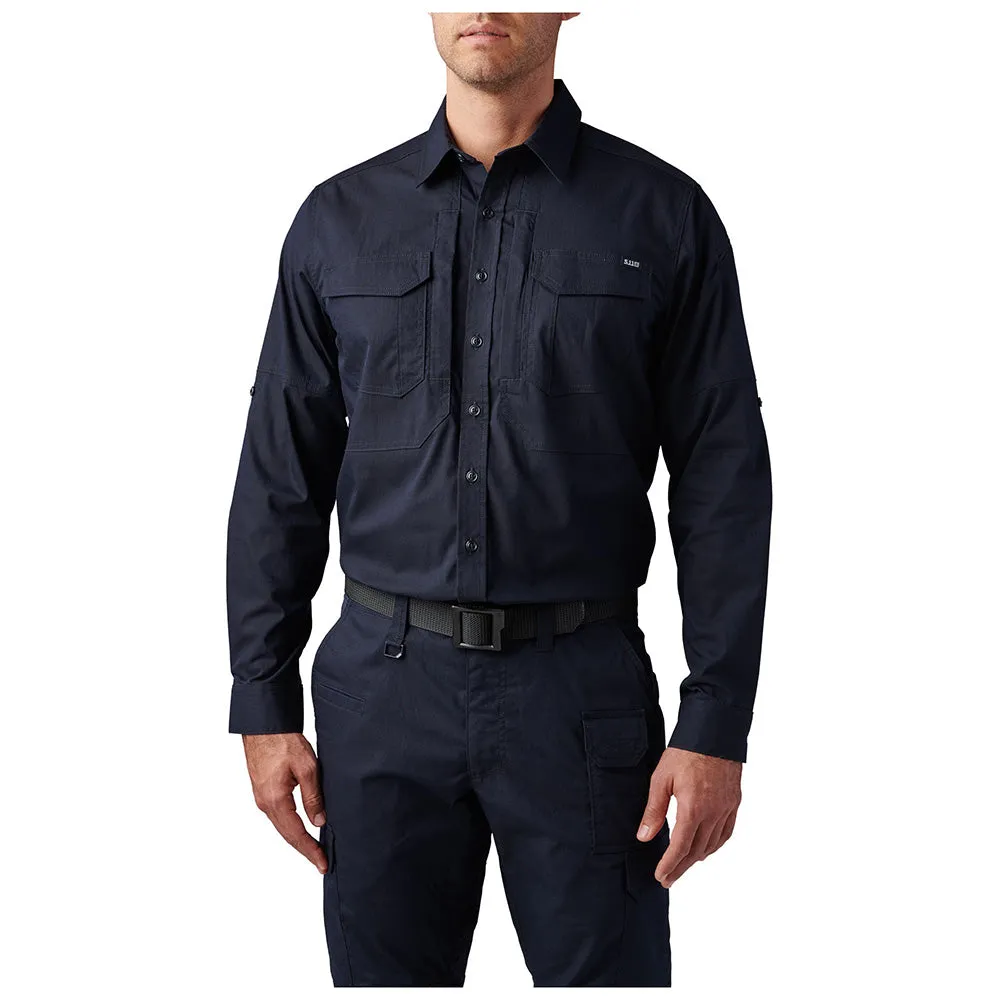 72543-724 Pro Long Sleeve Shirt M/L Navy 5.11 Tactical