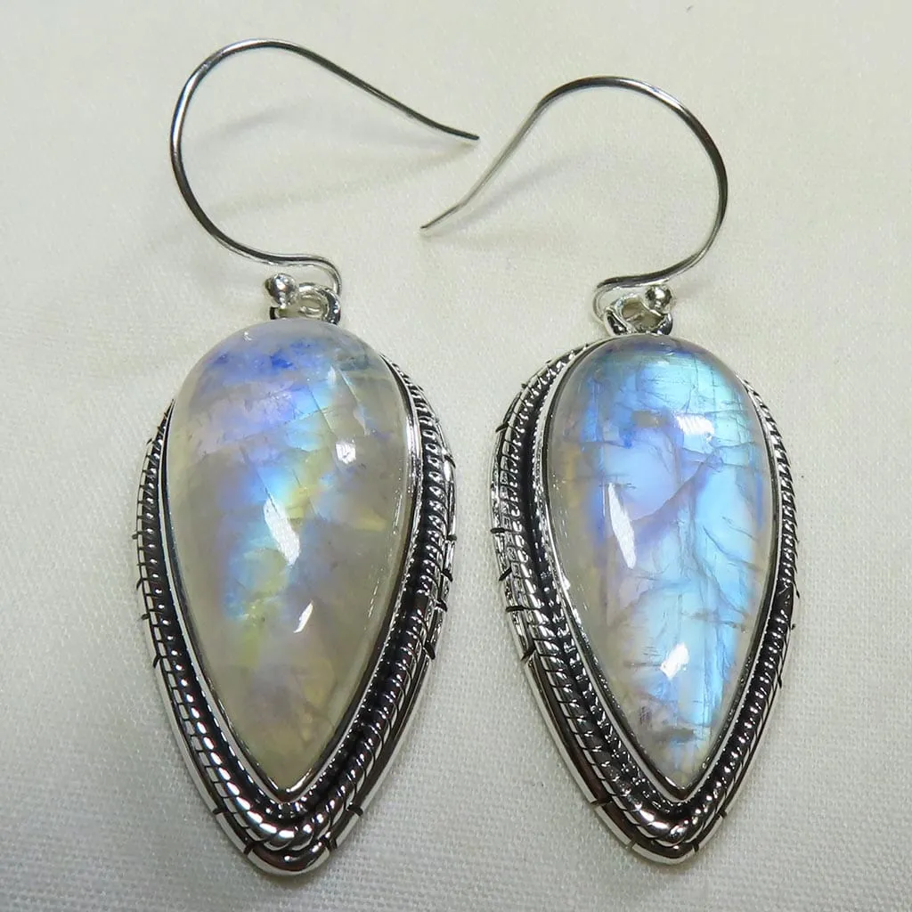 9j8386 - Rainbow Moonstone Jewelry Set