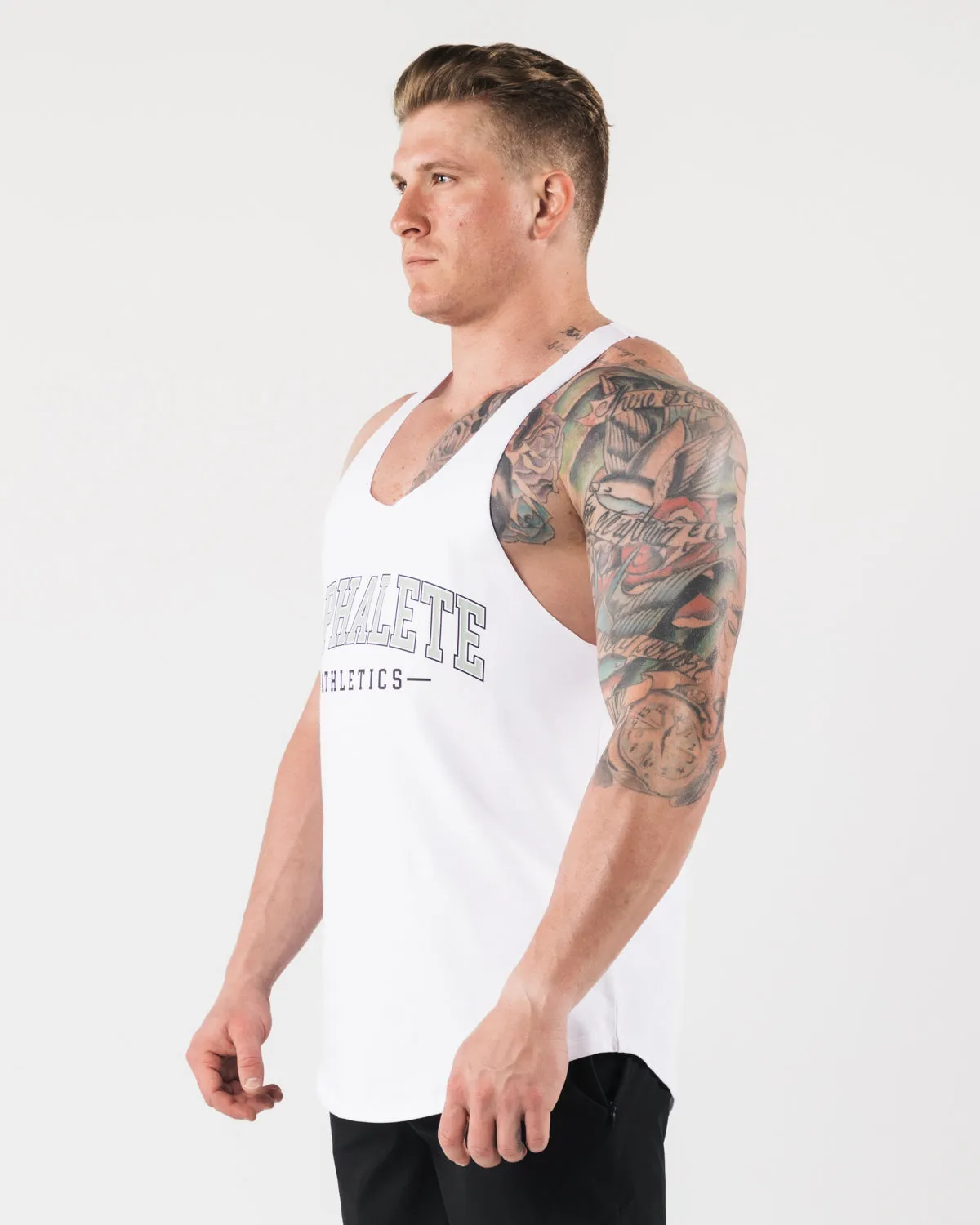 AA Raw Cut Tank - White the result