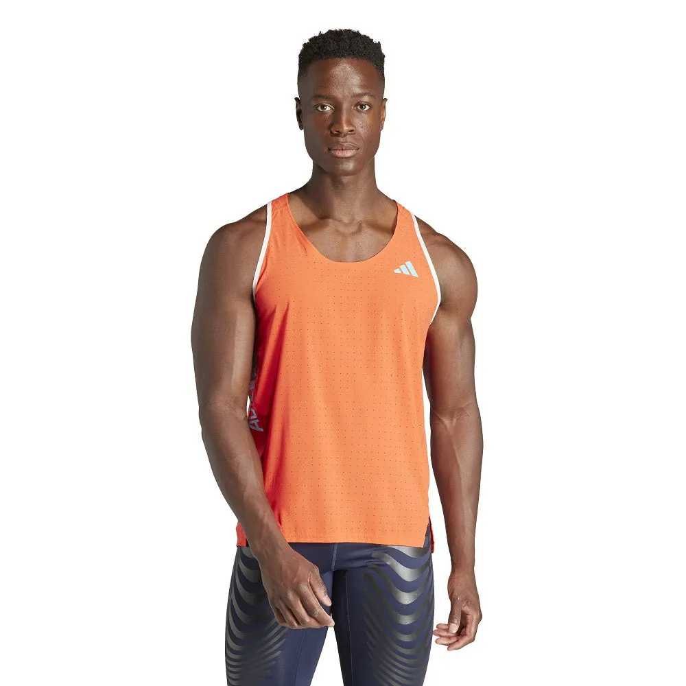 Adidas Adizero Singlet Coral, women's sleeveless camisole