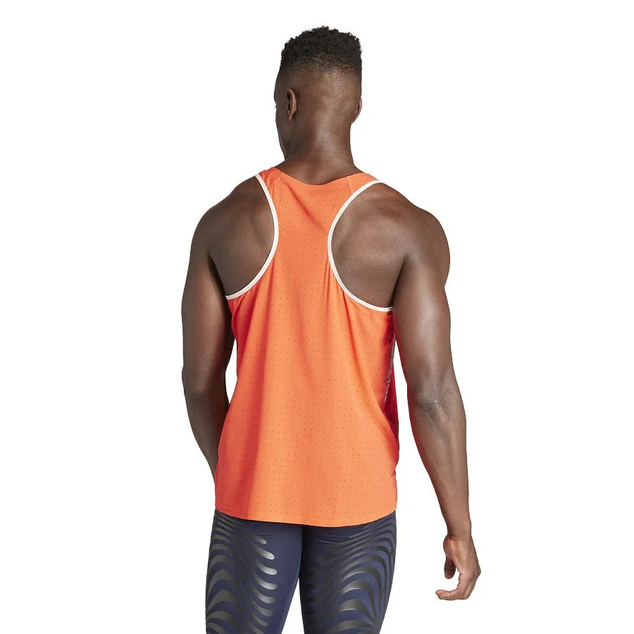 Adidas Adizero Singlet Coral, women's sleeveless camisole