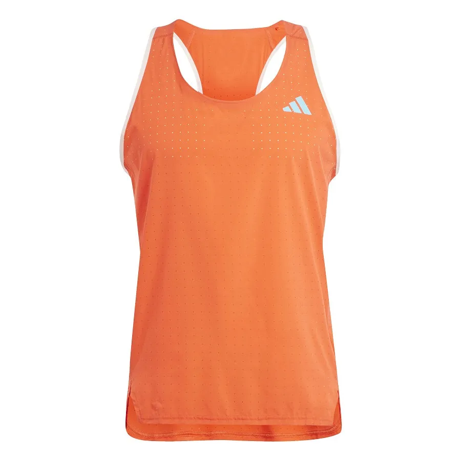 Adidas Adizero Singlet Coral, women's sleeveless camisole