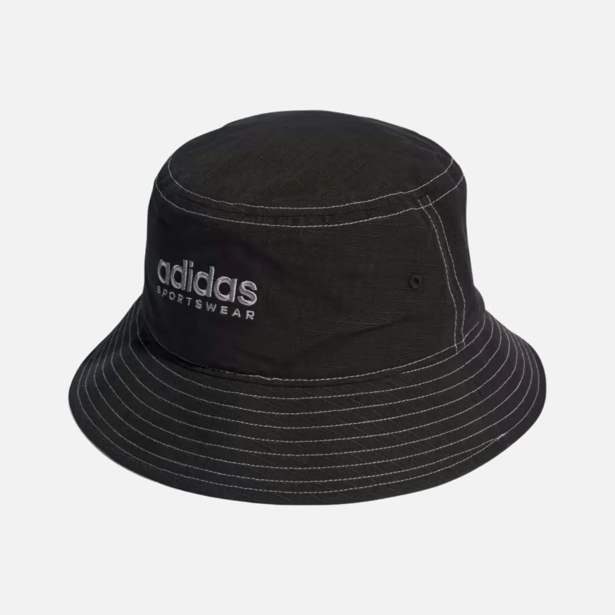 Adidas Cotton Bucket Hat - Black/White/Grey Three