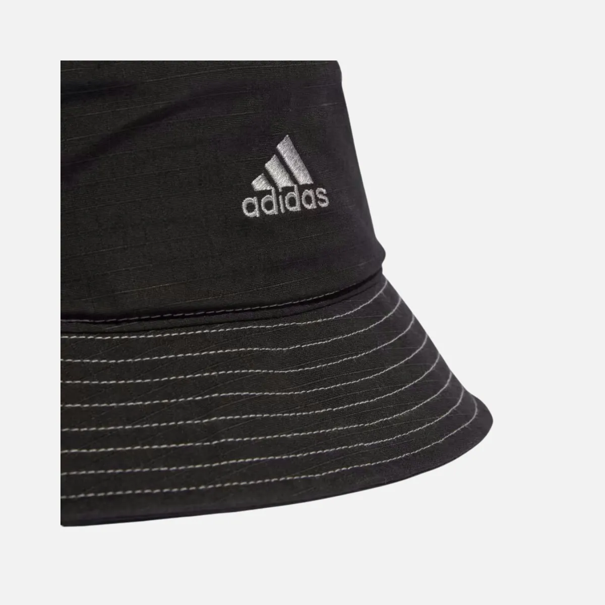 Adidas Cotton Bucket Hat - Black/White/Grey Three