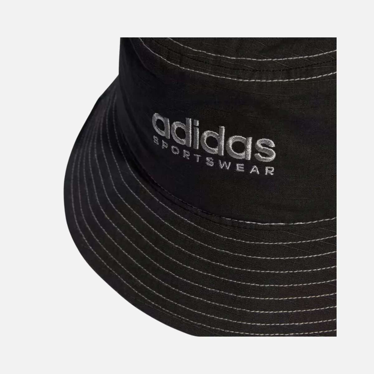 Adidas Cotton Bucket Hat - Black/White/Grey Three