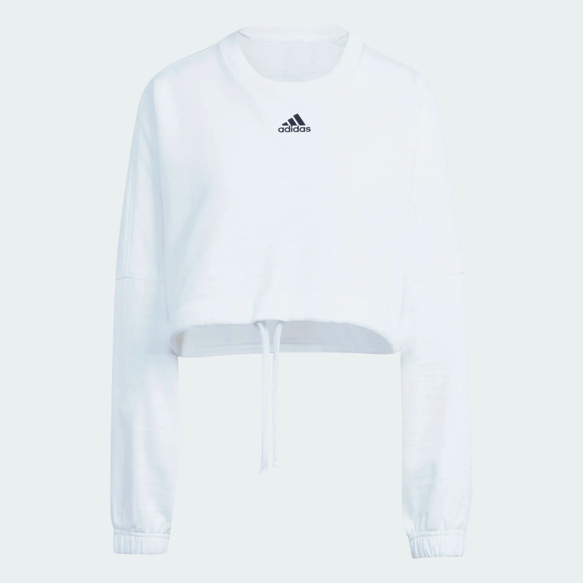 Adidas Dance Crop Sweater - White / White