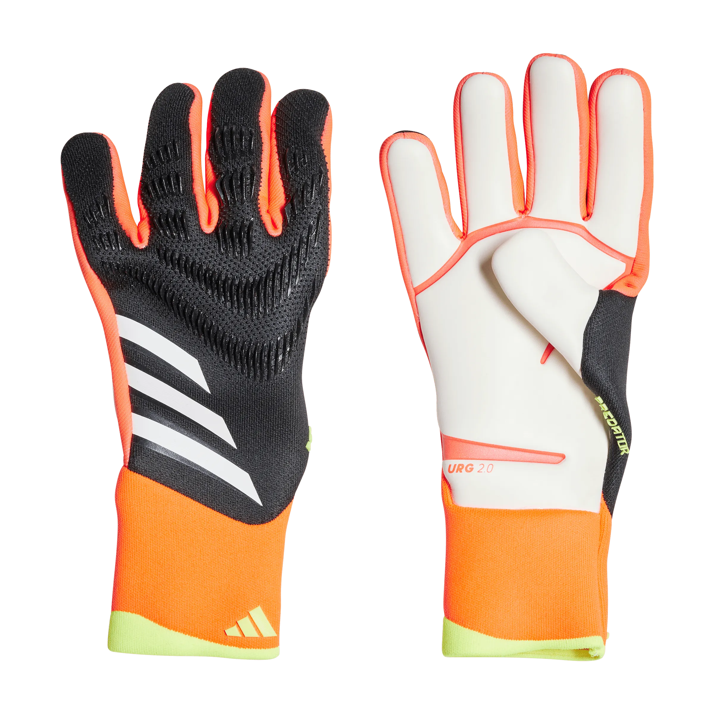 Adidas Goalkeeper Gloves - Predator Pro (Black/Solar Red/Yellow)