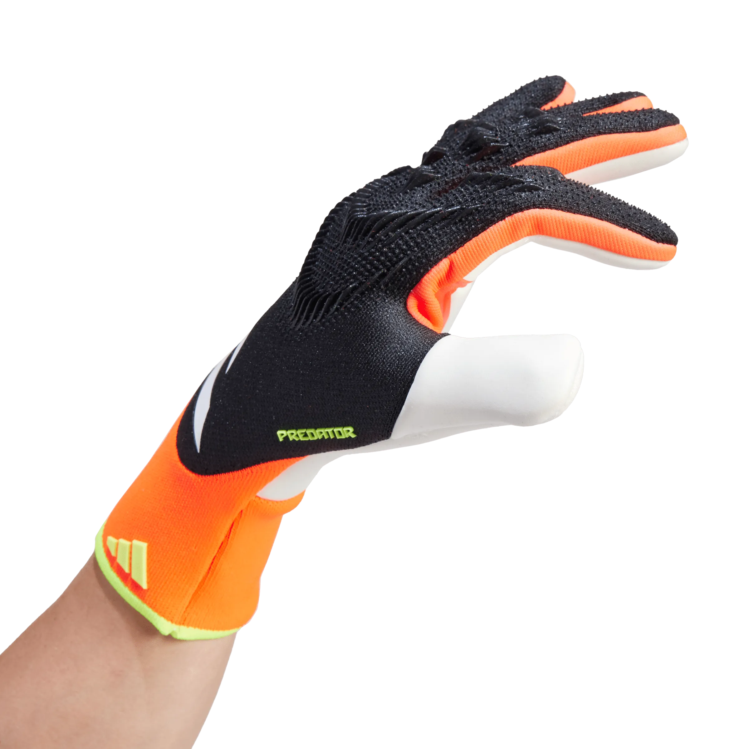 Adidas Goalkeeper Gloves - Predator Pro (Black/Solar Red/Yellow)