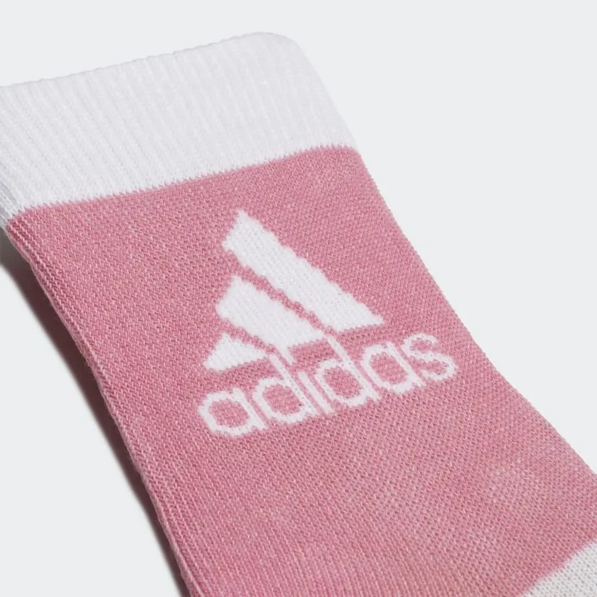 Adidas Kids Ankle Socks - Mint Ton, Ambient Blush, Rose Tone, White - 3 pairs