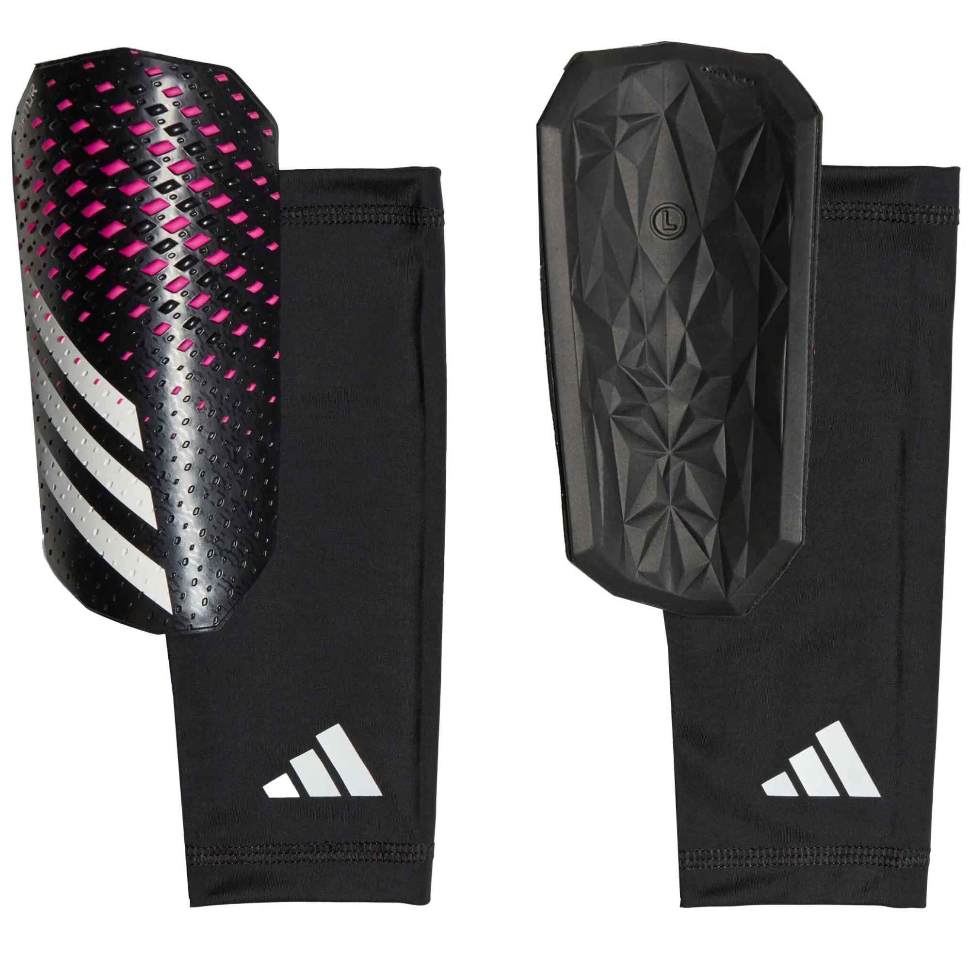 adidas Predator Competition Shin Guards - Black Pink - Best Price!