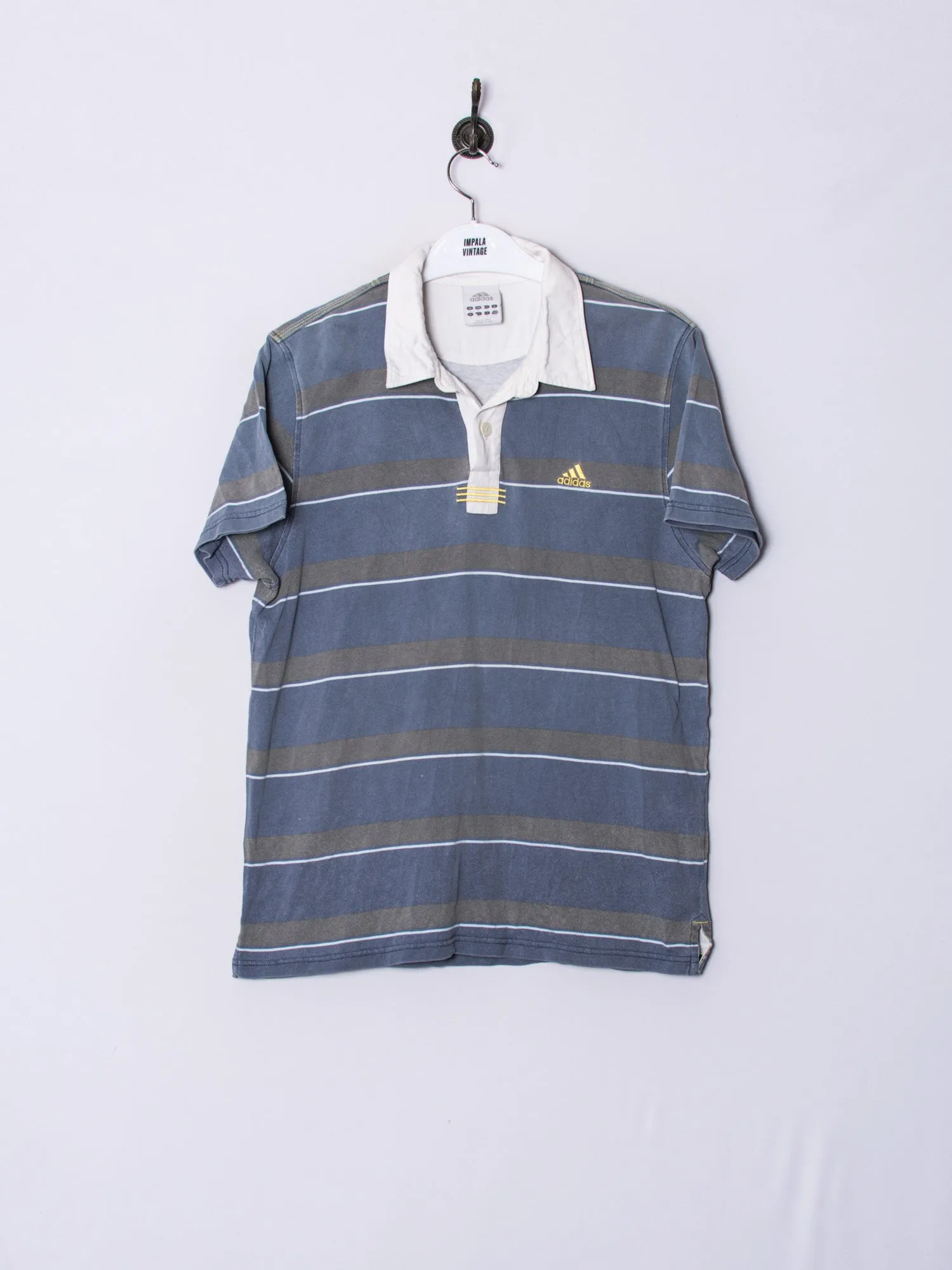 Adidas Striped Polo Shirt