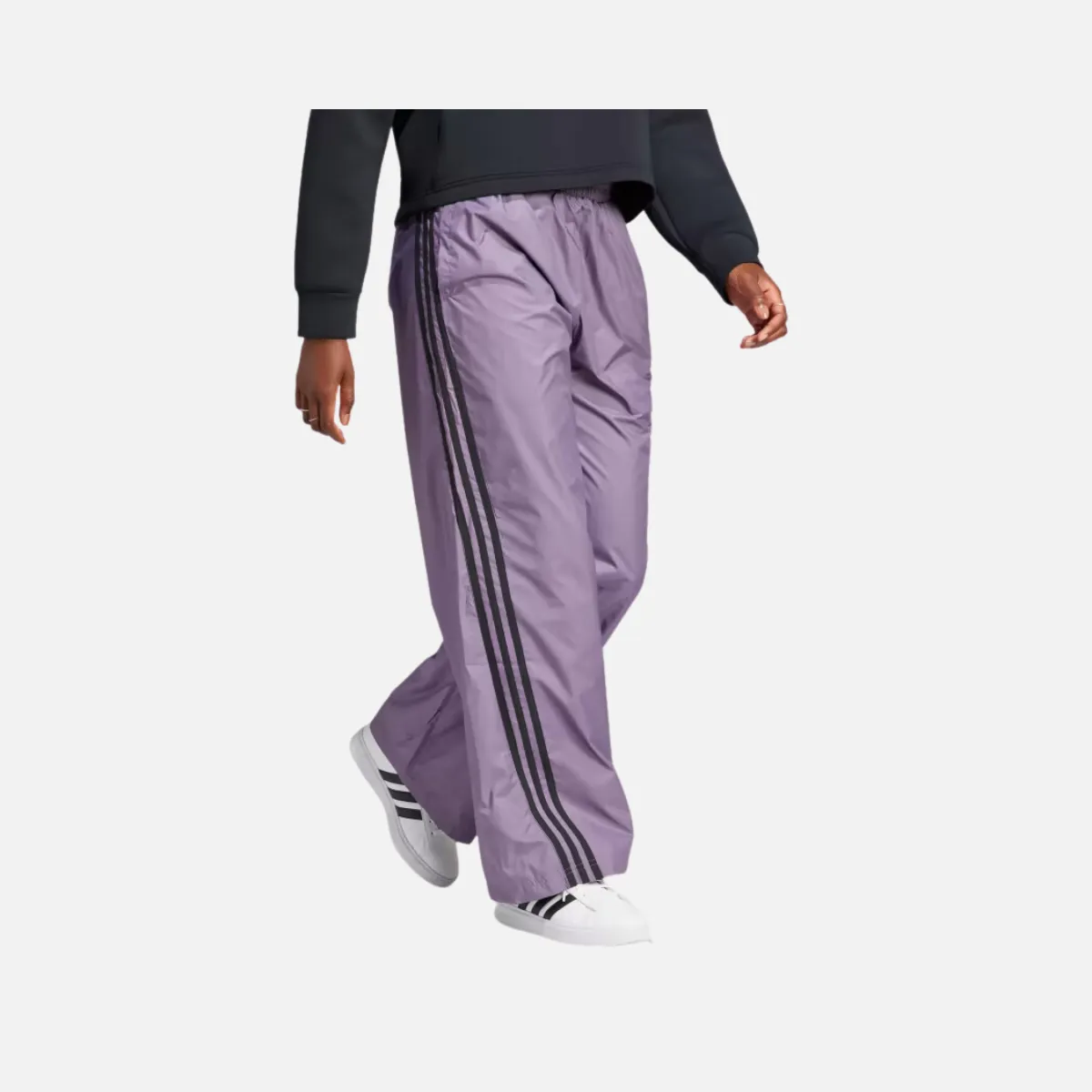 Adidas Women's Pant - Shadow Violet, Future Icons Collection, 3 Stripes Woven