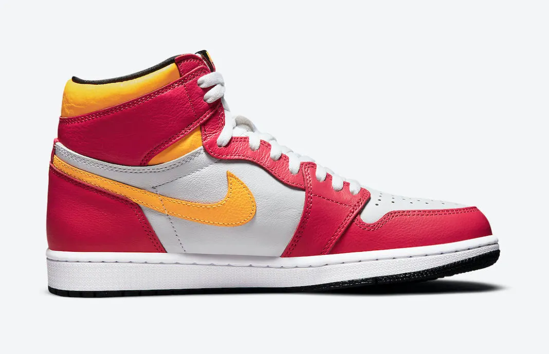 Air Jordan 1 Retro High OG Light Fusion Red Laser Orange 555088-603