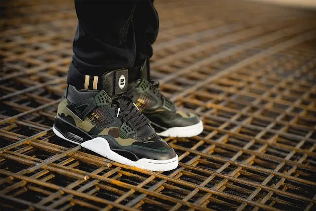 Air Jordan 4 Goes BAPE on New Custom