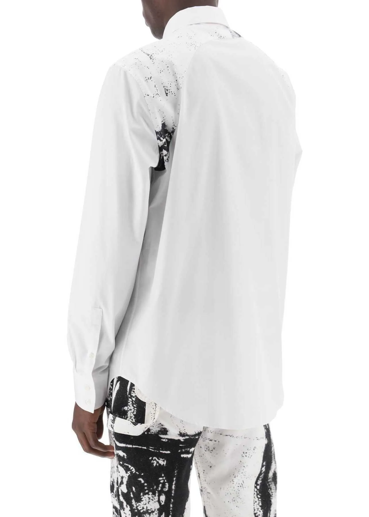 alexander mcqueen  |Alexander McQueen Printed Harness Shirt