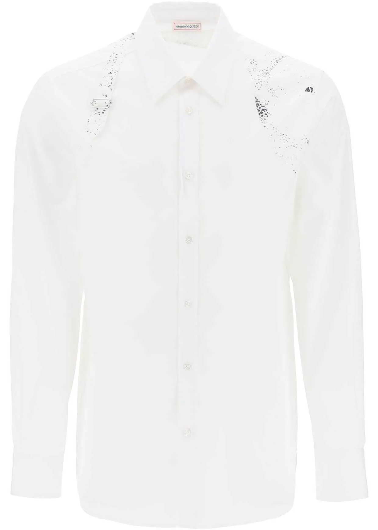 alexander mcqueen  |Alexander McQueen Printed Harness Shirt