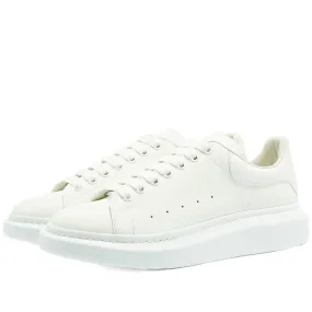 Alexander McQueen Glow In The Dark Upper Wedge Sole SneakerWhite