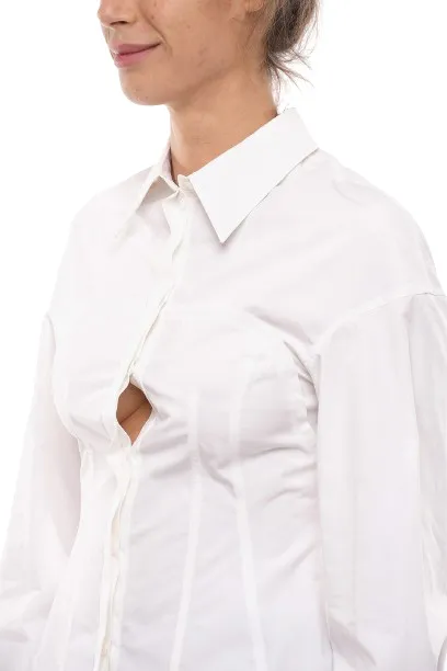 Alexander McQueen long sleeves cotton party style shirts blouses.