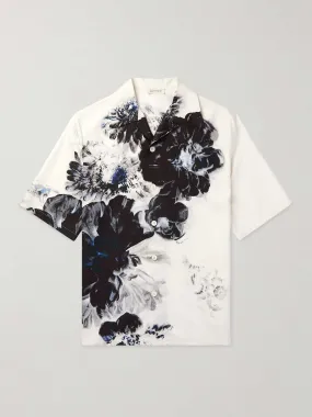 Alexander McQueen silk short sleeves t-shirts