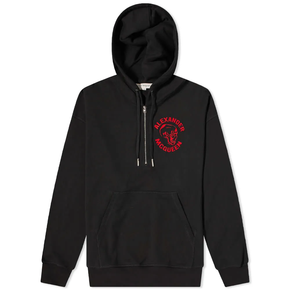 Alexander McQueen Skull Logo Popover HoodieBlack & Multi