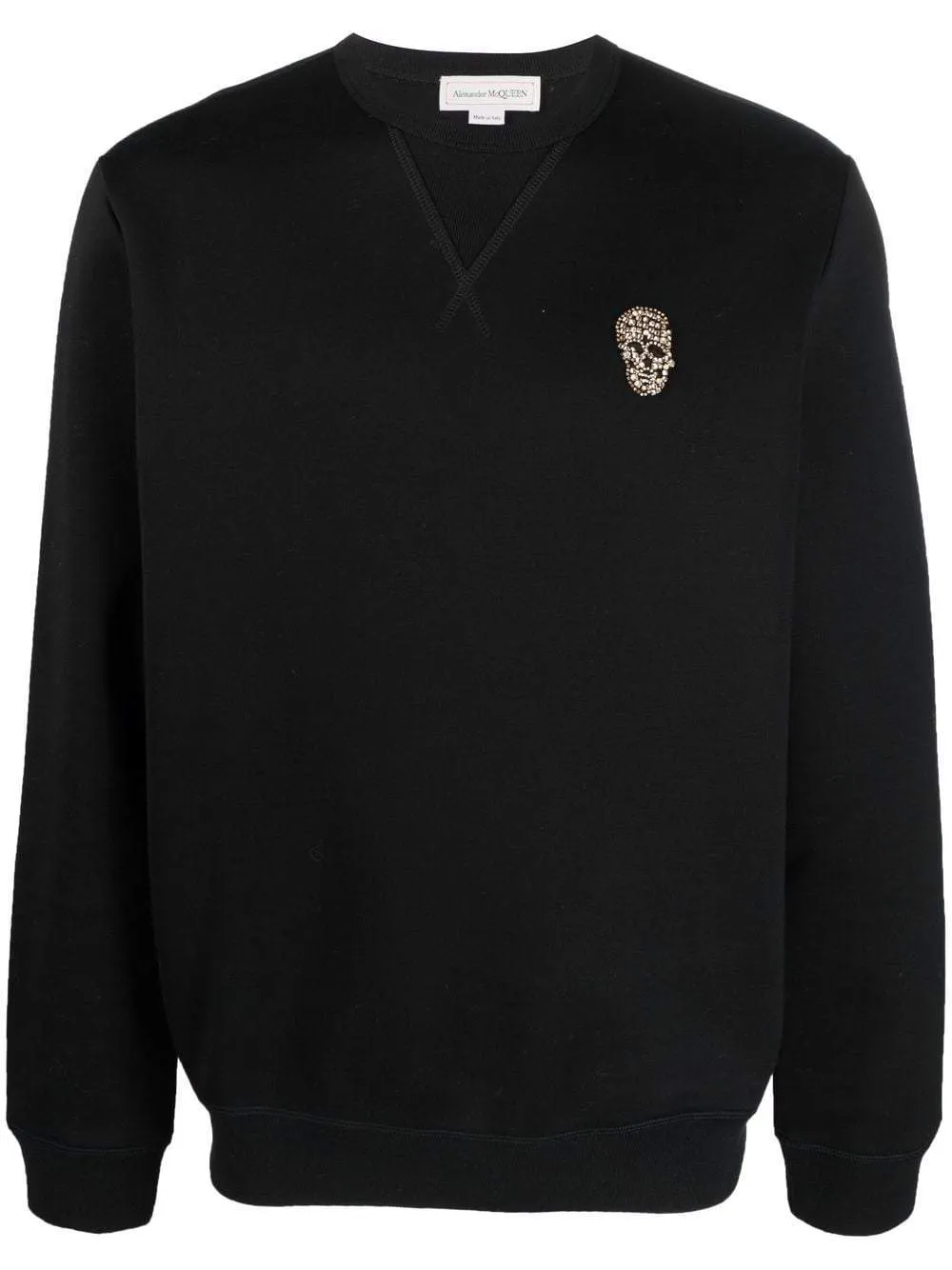 Alexander McQueen Sweat-shirt Skull en cristaux