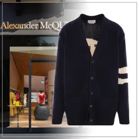 Alexander McQueen Wool Cashmere Cardigans.