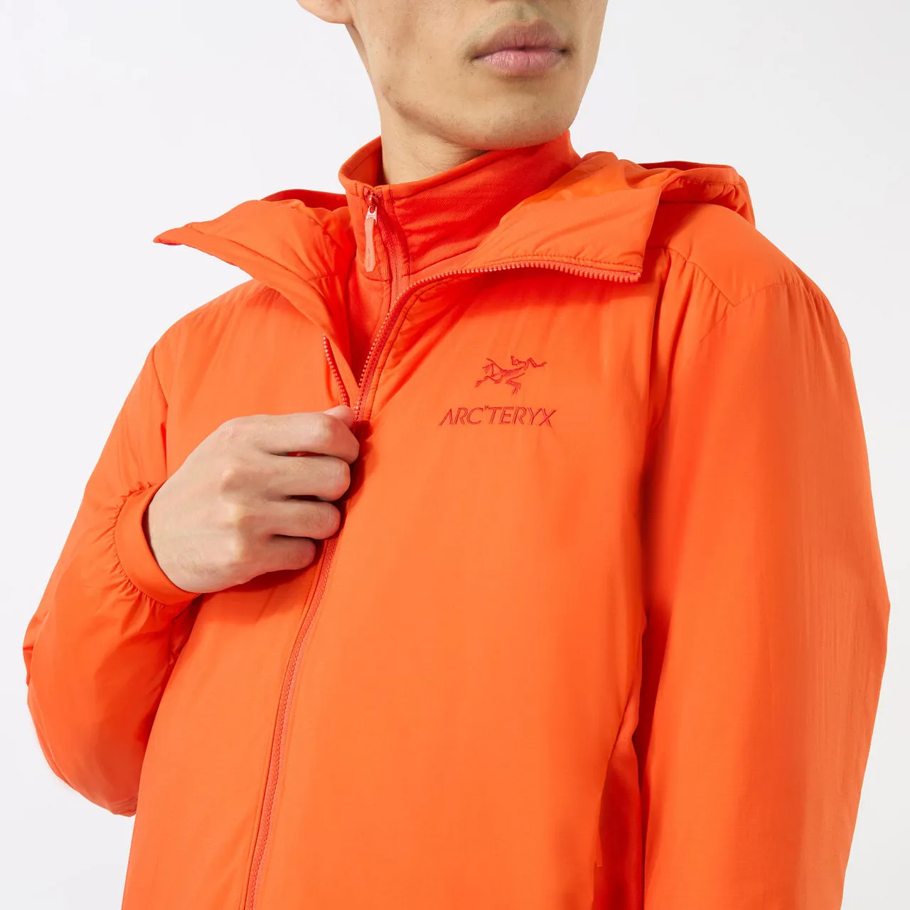 ARCTERYX Atom Zip-Through Hooded Jacket - Orange