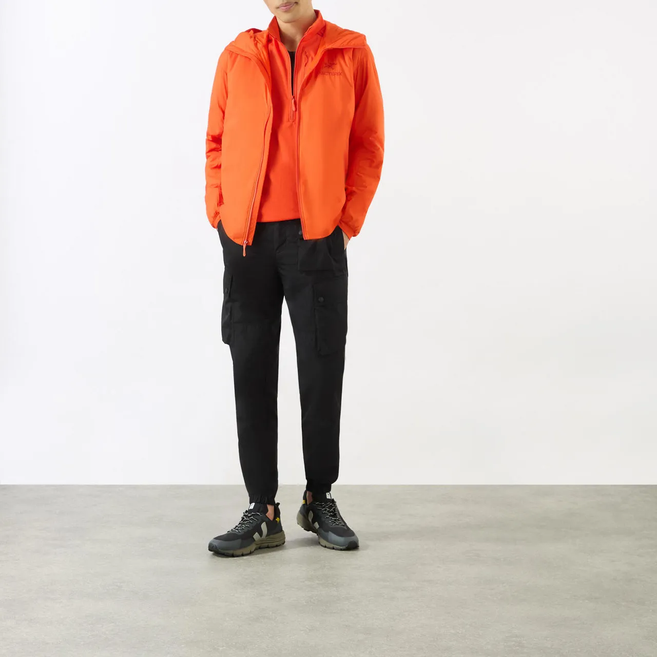 ARCTERYX Atom Zip-Through Hooded Jacket - Orange