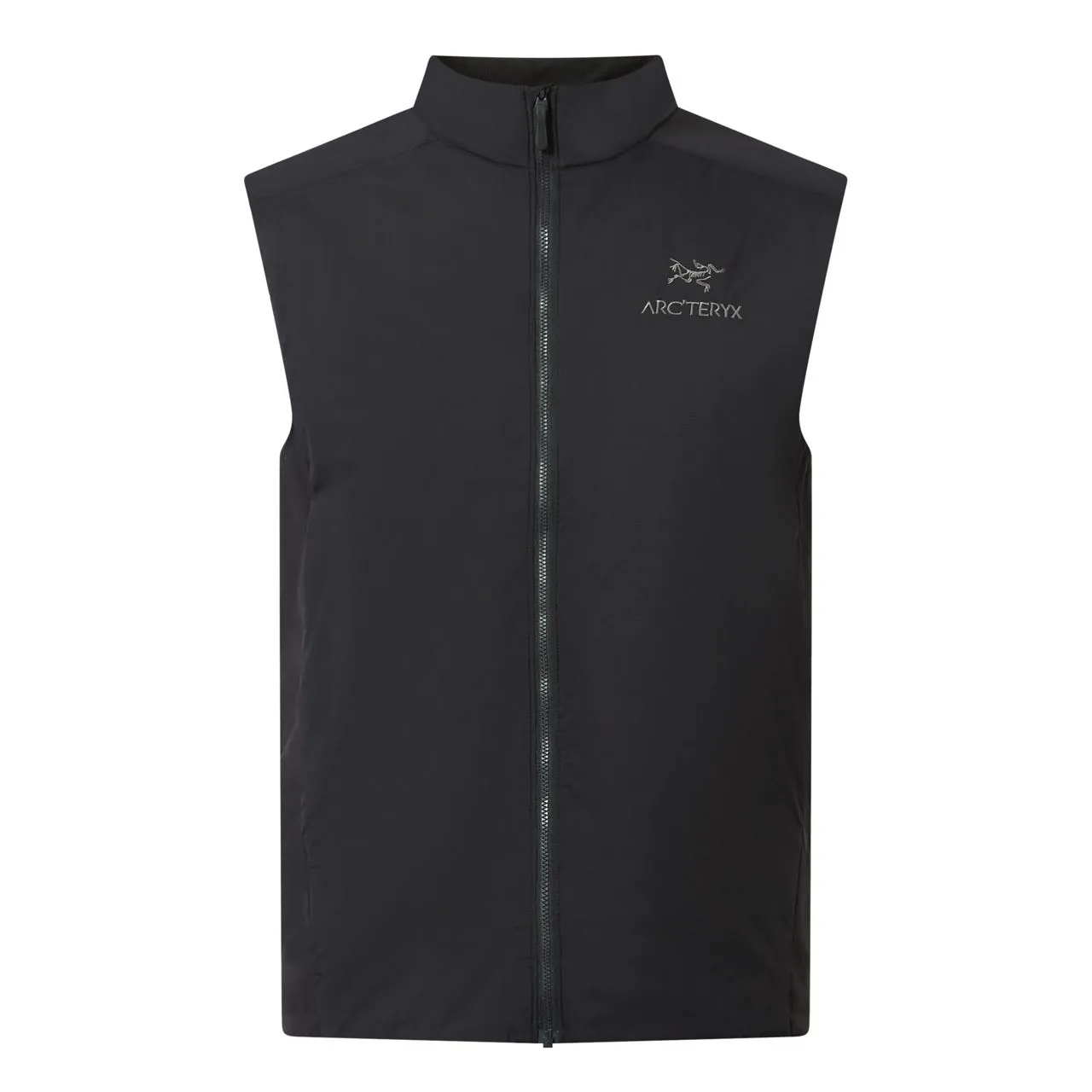 ARCTERYX Atom Zip-Through Logo Gilet - Black