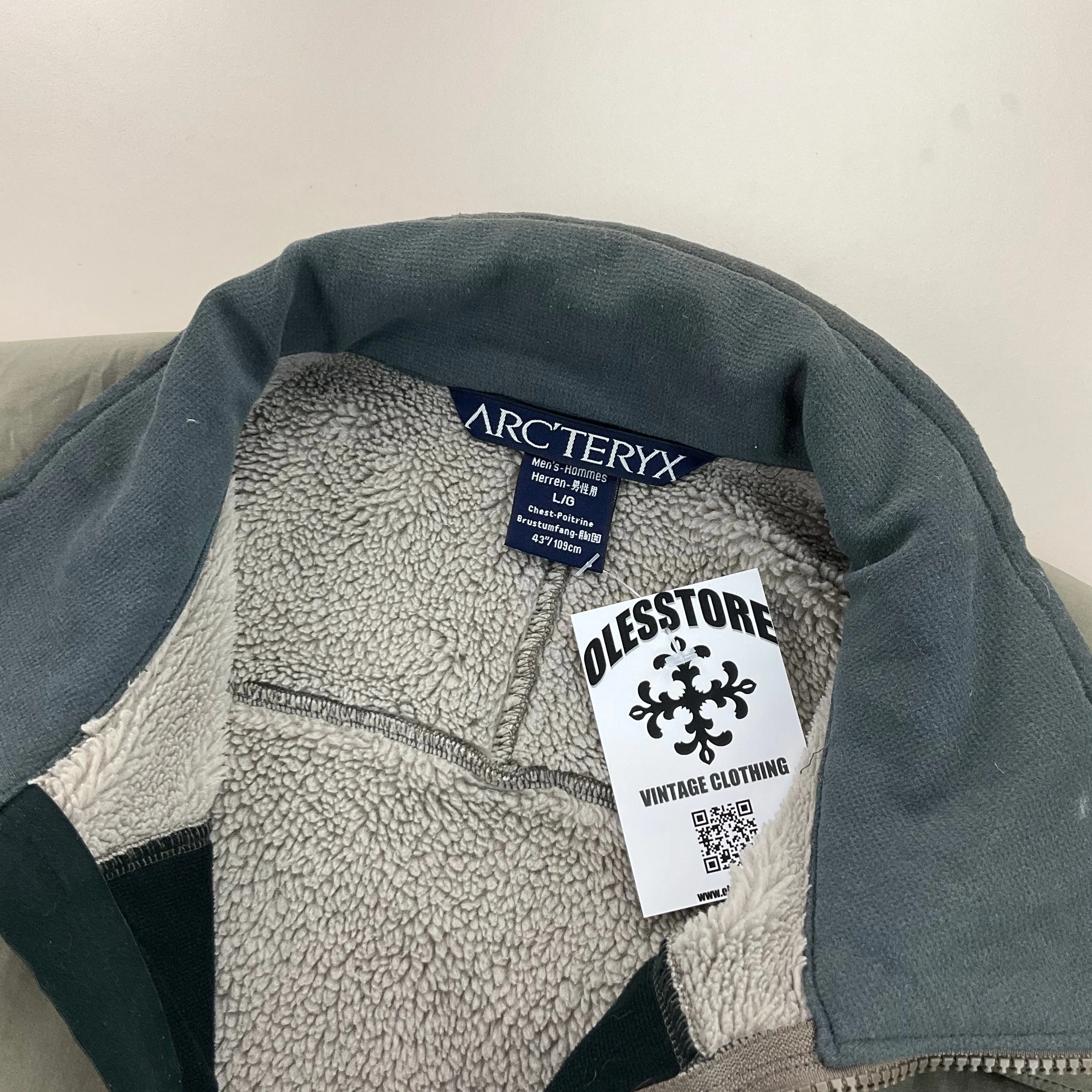 Arcteryx Polartec Fleece lined Jacket - Large