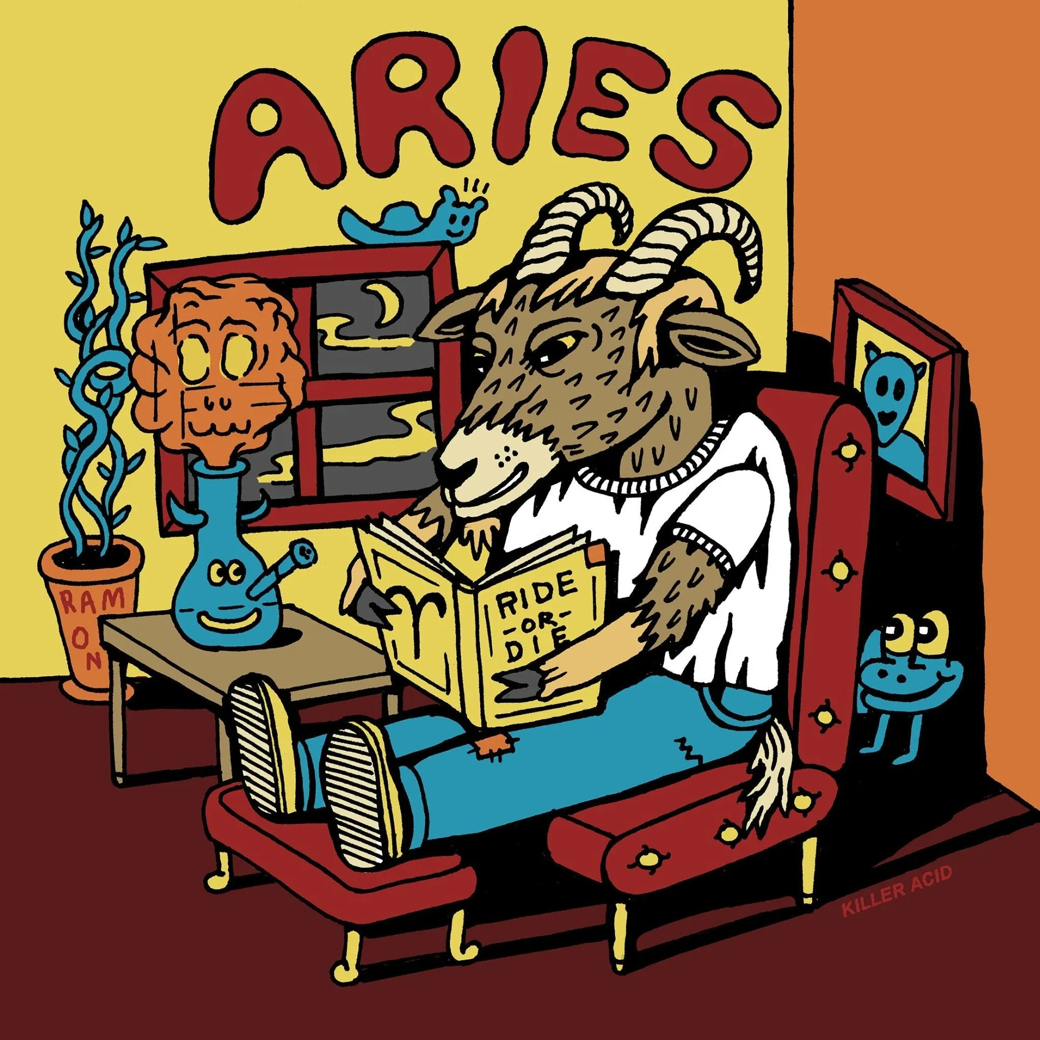 Aries Button can be rewritten as Zodiac Sign Button - Aries for better Google SEO.