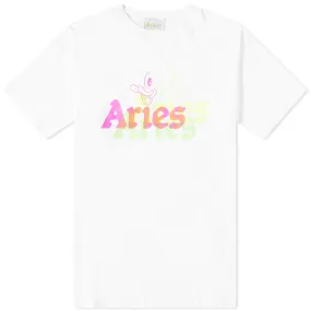 Aries Trippy Aye Duck T-ShirtWhite