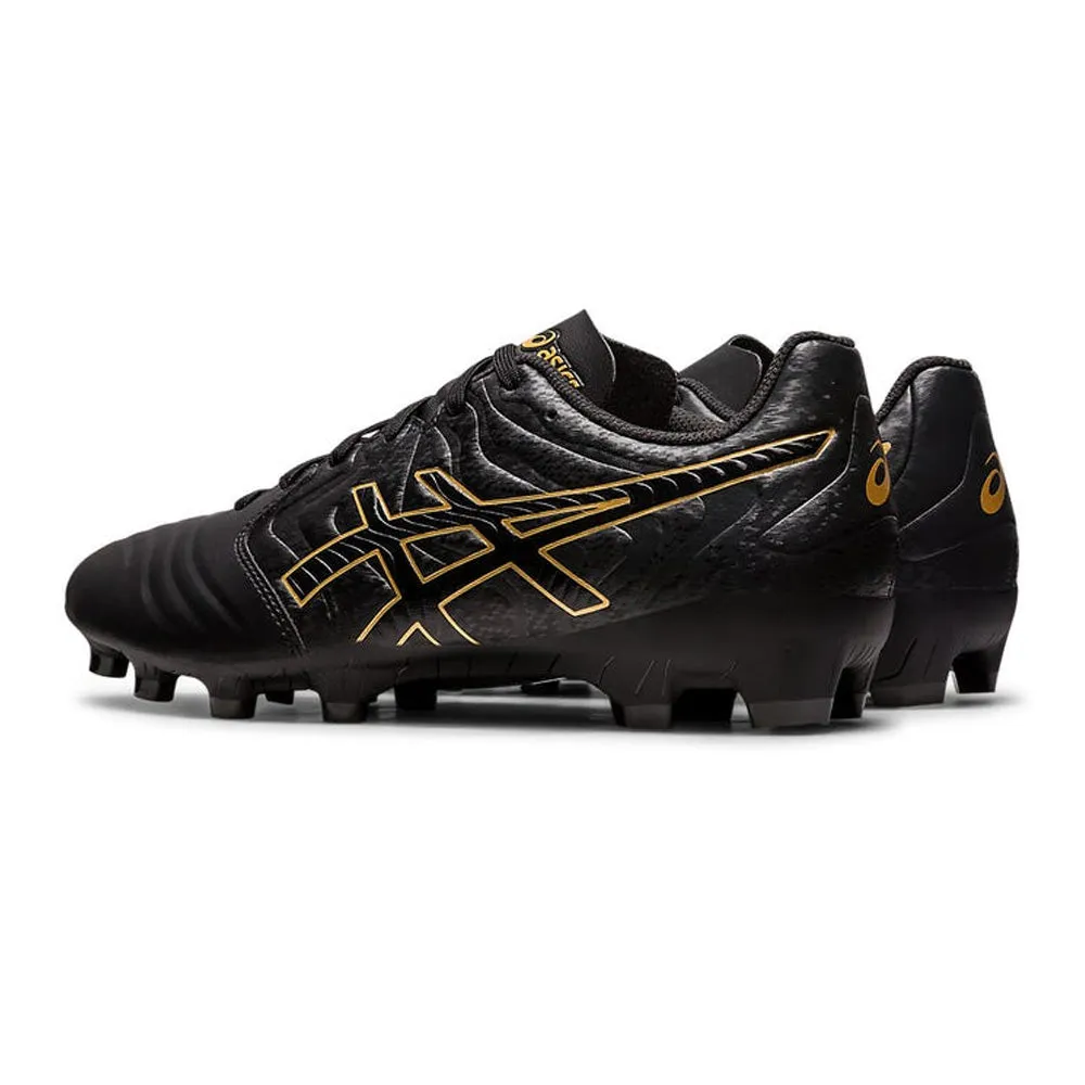 Asics Club 2 FG Football Boots Black Gold