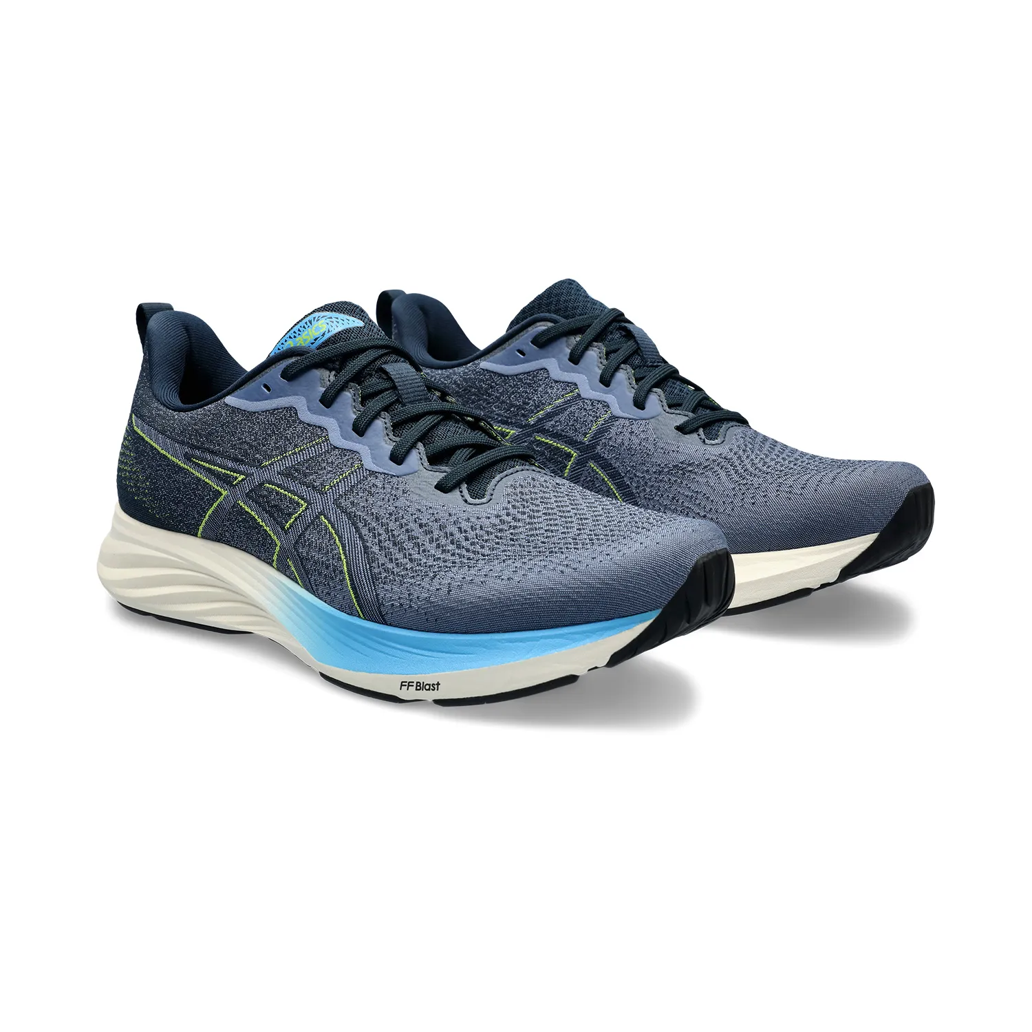 Asics Dynablast 4 running shoes in Denim Blue/French Blue - Buy Now!