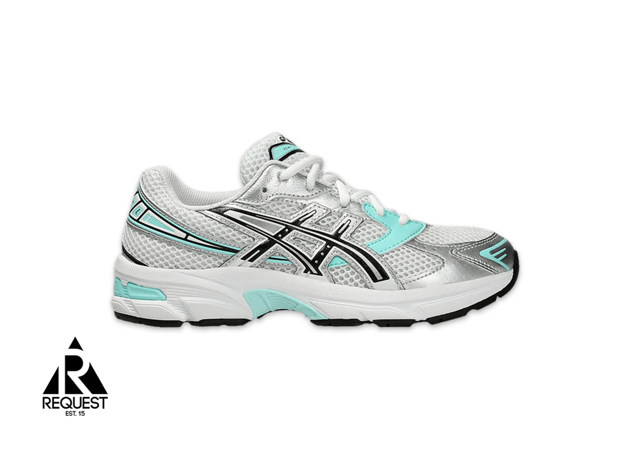 ASICS Gel-1130 White Aqua (GS) - ASICS Gel-1130 White Aqua Youth Running Shoe.