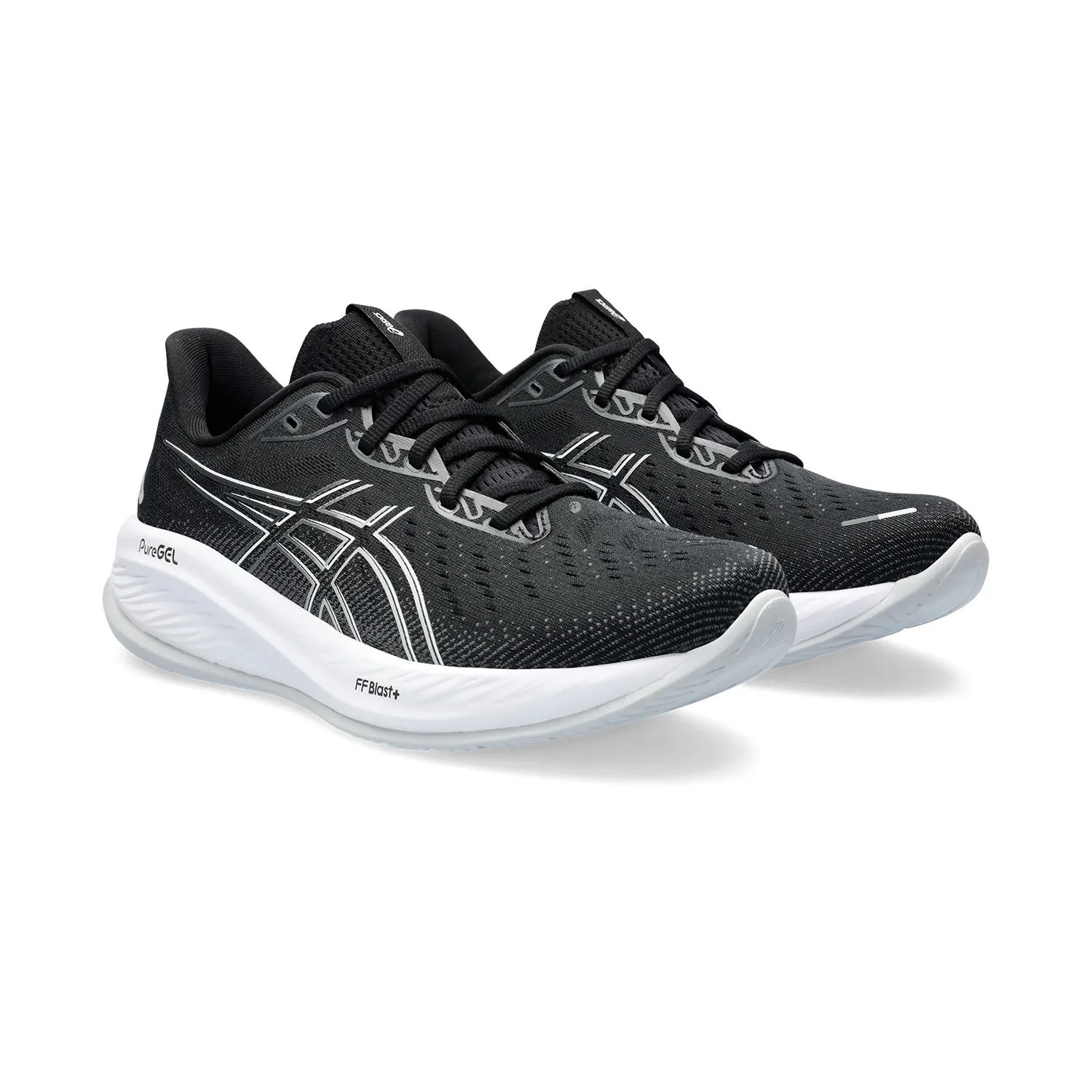 Asics Gel Cumulus 26 Black Concrete running shoes