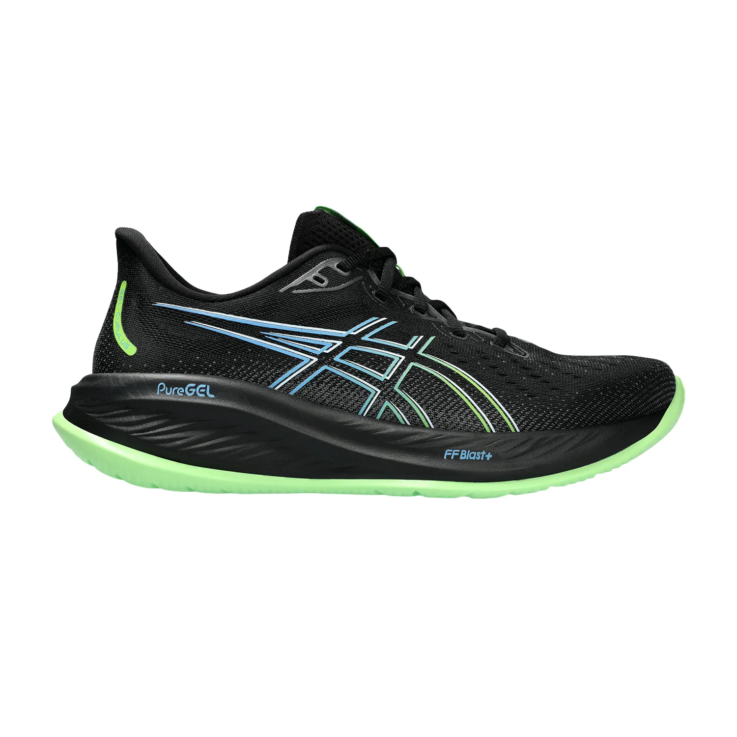 ASICS Gel Cumulus 26 - Black/Electric Lime - Buy Now