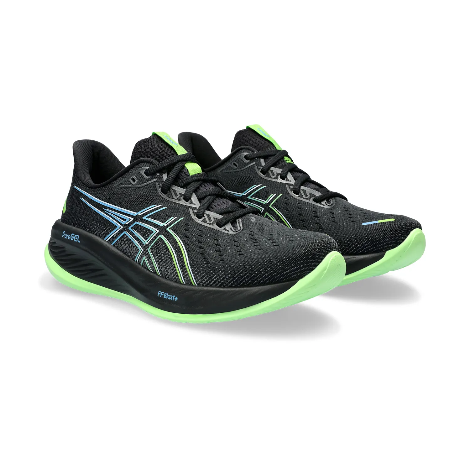 ASICS Gel Cumulus 26 - Black/Electric Lime - Buy Now