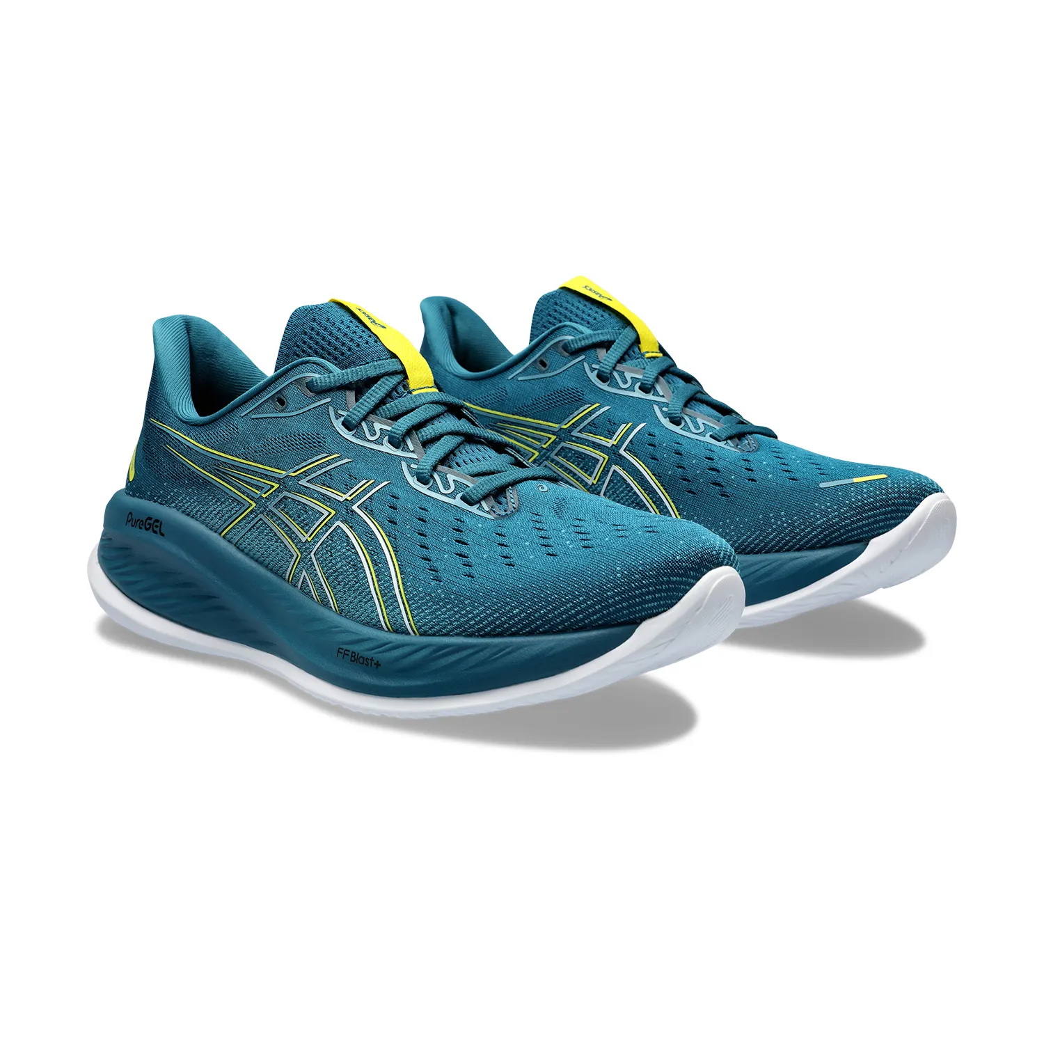 Asics Gel Cumulus 26 Running Shoes - Evening Teal/Bright Yellow